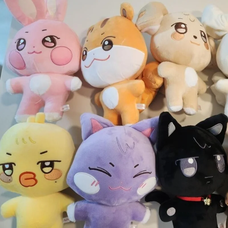 Kpop Aniteez 카와이 박제 동물 봉제 인형 장난감 방 장식, 홍중 성화 윤호 여수 산명 우영 종호 Plu