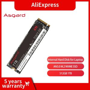 Asgard-M.2 SSD M2 512gb PCIe NVME 512GB 1TB 2TB 솔리드 스테이트 드라이브, 2280 노트북 캐시 용 내부 하드 디스크