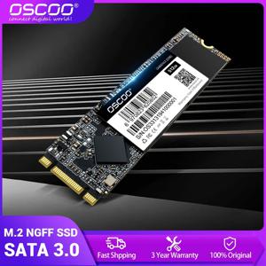 OSCOO M2 2280 SSD M.2 SATA NGFF SSD 하드 디스크, TLC 플래시 메모리, 64GB, 128GB, 256GB, 512GB, HDD 디스코 듀로, 데스크탑 노트북용