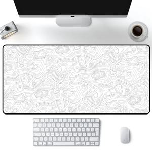 큰 아트 Mousepad 테이블 패드에 흰색 검은 책상 보호대 패드 컴퓨터 매트 Xxl 마우스 패드 확장 패드 Deskmat 사무실 카펫