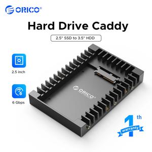 ORICO 하드 드라이브 캐디 2.5 3.5 지원 SATA 3.0 USB 3.0 6Gbps 지원 7 / 9.5 /12.5mm 2.5 인치 SATA HDD 및 SSD (1125SS)