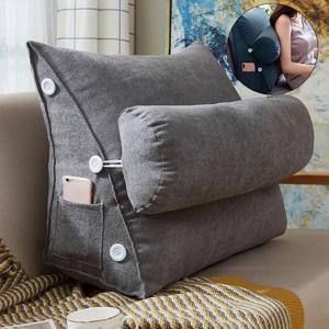 침대 삼각형 쿠션 의자, 침대 옆 요추 의자, 등받이 안락 의자, 게으른 사무실 의자, 독서 거실 베개, 가정 장식