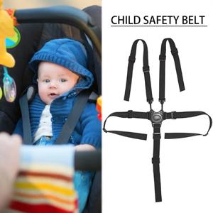 Fivepoint-어린이 안전 벨트, 아기 유모차 식당 의자 보호 벨트, 아기 세발 자전거 스트랩, 유모차 안전 시트 액세서리