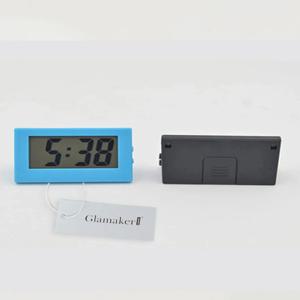 Glamaker-디지털 알람 시계, 음성 제어 온도 스누즈 야간 모드 데스크탑 테이블 시계