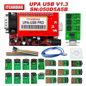 UPA USB 프로 V1.3 SN:050D5A5B ECU 칩 튜닝, 350MB 풀 스크립트, Upa USB 프로그래머, 2023 풀 EEPROM 어댑터, Win10 지원