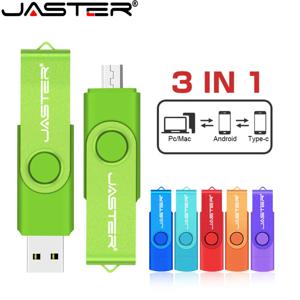JASTER 회전식 USB 플래시 드라이브, USB 2.0 OTG 펜 드라이브, 무료 커스텀 로고, USB 스틱, 8GB 블랙, 크리에이티브 선물, 128GB, 64GB, 32G, 16G