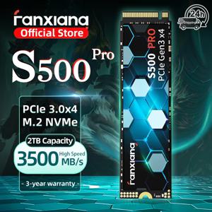 Fanxiang 노트북 데스크탑 PC용 내장 솔리드 스테이트 드라이브, S500 Pro M.2 SSD 하드 디스크, 1TB, 2TB, 3500 MB/s NVMe M2 SSD, 512GB PCIe 3.0