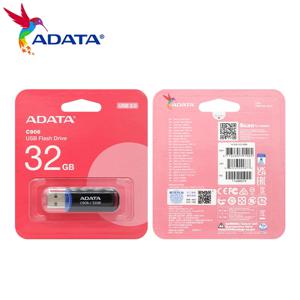 100% 오리지널 ADATA C906 USB 플래시 드라이브, USB 2.0 미니 U 스틱 펜 드라이브, 고속 펜드라이브 메모리 스틱, 64GB, 32GB, 16GB, 8GB