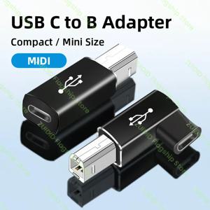 USB 2.0 프린터 어댑터, USB C 타입-B 타입 수, 프린터 하드 드라이브 베이스 팩스 기계 스캐너, USB 2.0 C 타입 프린터 어댑터