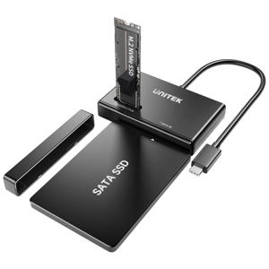 Unitek SSD 인클로저 케이스 USB 3.2-M2 SATA 어댑터, 2.5 