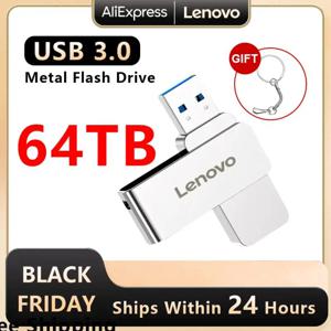 레노버 노트북용 USB 플래시 드라이브, USB 3.0 인터페이스, 실제 용량 16TB 펜 드라이브, 고속 플래시 디스크, 520 mb/s USB 메모리, 64TB
