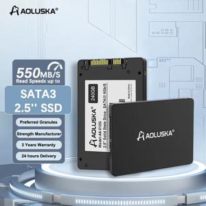AOLUSKA 데스크탑 PC 노트북용 하드 디스크, 2.5 SATA3 SSD, 1 TB, 2TB, 512GB, HDD, 120GB, 128GB, 솔리드 스테이트 드라이브, 240 GB, 256GB, 480GB, 500GB