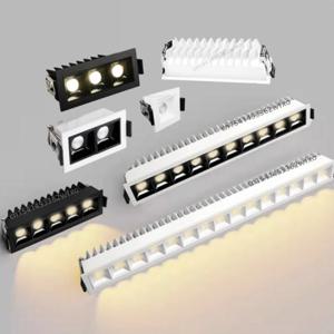 LED 다운라이트 스포트라이트 다이 캐스팅 스카이 랜턴, COB 그리드 램프, 천장 램프, 거실 인테리어 조명 전구, 2W4W6W10W20W30W