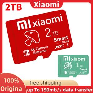 오리지널 샤오미 마이크로 TF SD 카드, 닌텐도 스위치 3ds 용 메모리 카드, 고속 TF 카드, 2TB, 128GB, 1TB, 512GB