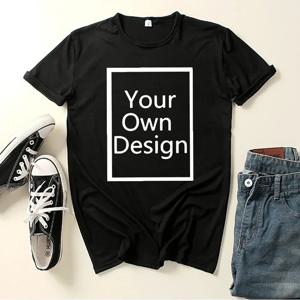 맞춤형 프린트 레저 티셔츠, 하라주쿠 여성 티, DIY 사진 또는 로고, 11 색 티셔츠, 패션 커스텀 남성 상의, 신제품