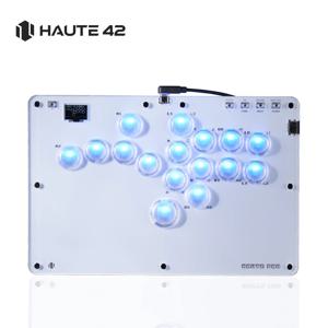 Haute42 조이스틱 아케이드 히트박스 컨트롤러 단추 림 레버리스 아케이드 스틱 컨트롤러, PC, PS4, PS5, 스팀 파이트스틱 아케이드용