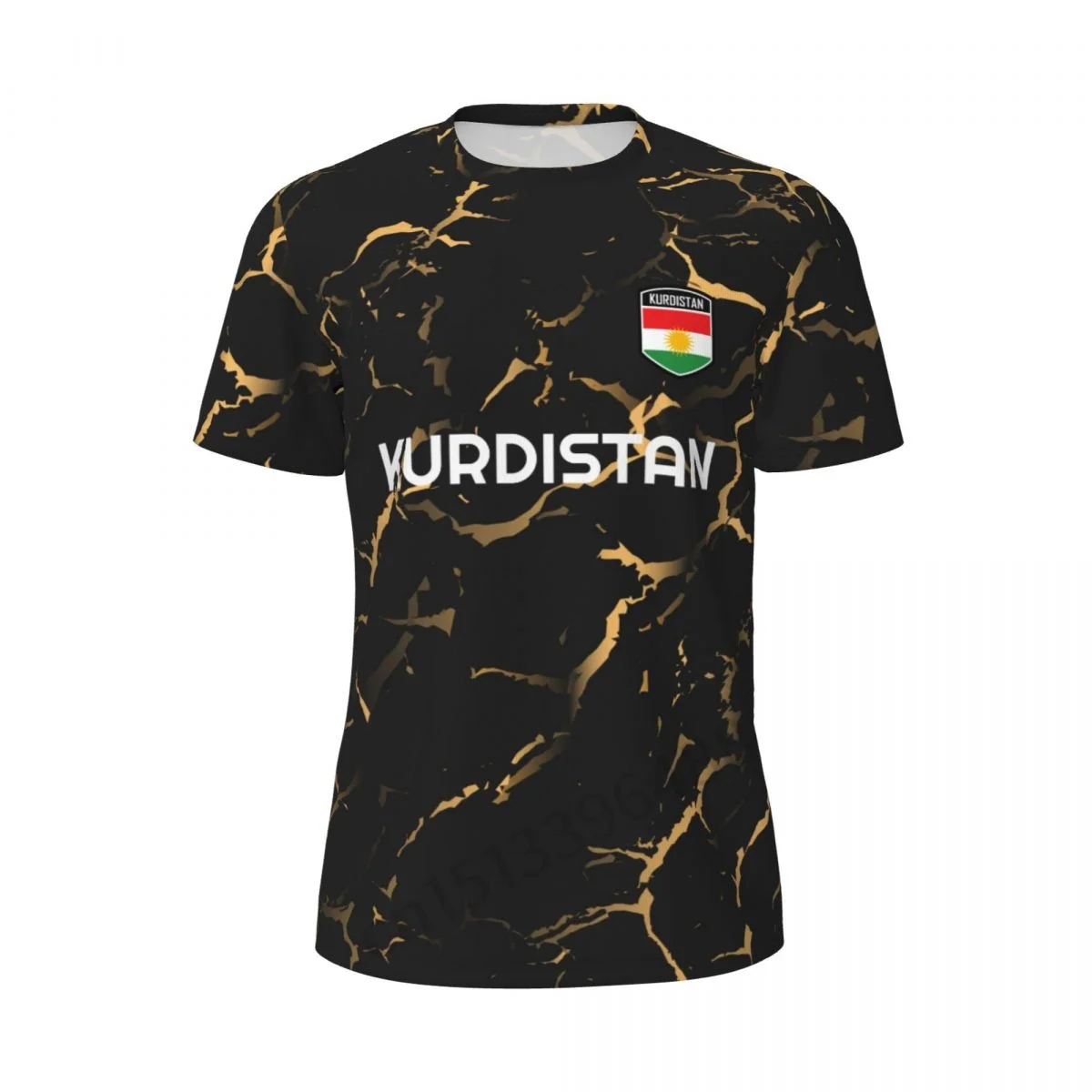 남성용 쿠르디스탄 국기 3D 프린트 티셔츠, 여름 반팔 메쉬 티셔츠, 러닝 자전거 테니스 피트니스 팬
