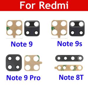 Redmi 참고 9S 9 10 8 프로 9 9A 9C 10s 5G 카메라 렌즈에 대 한 2 개/몫 후면 카메라 유리 렌즈 Xiaomi Mi Note 10 Lite 10T Pro