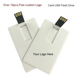 USB 플래시 드라이브 맞춤형 로고, 최고 품질의 크리에이티브 펜드라이브, 100% 용량, 4GB, 8GB, 16GB, 32GB 신용 카드, 10 개 이상 무료 로고