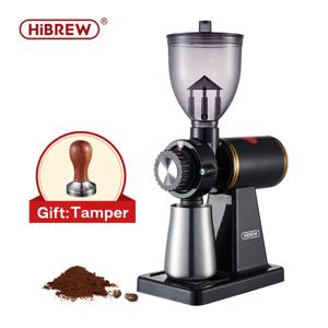 HiBREW-8 가지 설정 전기 커피 콩 그라인더, 에스프레소 또는 미국 드립 커피용, 내구성 좋은 플랫 버 다이 캐스팅 하우징 G1