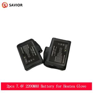 Savior Heat-7.4 V, 2200 MAH 충전식 리튬 폴리머 배터리, 가열 장갑, 겨울 난방 스타킹, 배터리 장비