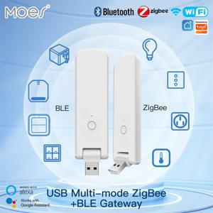 MOES 투야 스마트 USB 멀티 모드 게이트웨이, 블루투스 및 지그비 무선 허브 제어, 스마트 홈 제어, 알렉사 구글홈과 호환 가능