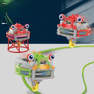 창의적인 마법 텀블러 외바퀴 자전거 로봇 전기 장난감, 줄타기 워커 균형 자동차 조립, 소년 소녀용 재미있는 선물