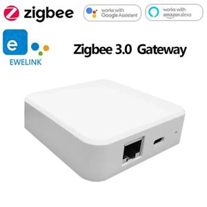 지그비 3.0 스마트 이더넷 브리지 와이파이 게이트웨이 허브 ZB-GW03, 지그비 제품, 플래시 연결 가능, EWeLink 앱, 알렉사 구글과 연결 가능
