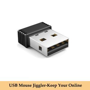 노트북용 무선 마우스 지글러 무버, 감지 불가, 자동 USB 포트 셰이커, 컴퓨터 깨우기 마우스 무브먼트
