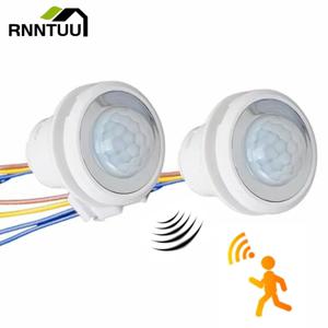 LED PIR 조정 가능한 지연 내장 인체 적외선 감지기, 적외선 모션 센서 감지기 스위치, 핫 세일, AC 85V-265V