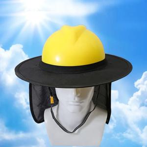 건설 안전 반사 하드 모자 목 보호대 헬멧, 햇빛 가리개 반사 스트라이프 키트, 여름 햇빛 보호, 일광 화상 방지