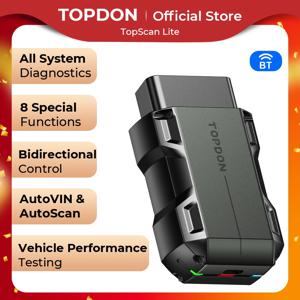 TOPDON TopScan 라이트 스캐너 스마트 진단 도구, DTC 수리 가이드, 블루투스 OBD2 코드 리더