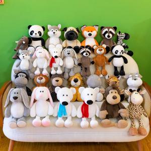 도매 기계 숲 동물 인형, 기린 코끼리 사자, 원숭이 개, 호랑이 활동 선물, 어린이 생일 크리스마스 인형 장난감