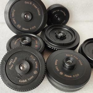 EF-M RF LM M4/3 FX E 마운트 팬 포커스 렌즈, 30mm, f10 자유 초점 렌즈, 장난스러운 거리 오래된 필름 포인트 앤 샷 미러리스 카메라