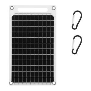 휴대용 태양열 Panel-5V 경량 미니 USB 태양열 충전기, 휴대폰, 파워 뱅크, 야외, 캠핑, 하이킹, 배낭 여행용, 10W