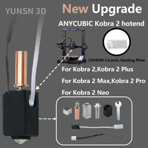Anycubic Kobra 2 핫엔드 키트, 서미스터 히터 카트리지, Kobra2 Plus, Neo, Kobra2 3D 프린터용, 0.4mm 인쇄 핫엔드 업그레이드