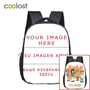 청소년을 위한 사용자 정의 미니 학교 배낭, 사진 사용자 정의 어린이 작은 기저귀 가방 배낭 어린이 학교 책 가방 선물 가방