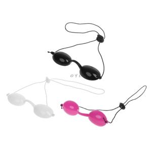 IPL 레이저 소프트 실리콘 아이패치 안전 고글 보호 아이컵, 조절 가능, 안경 보호