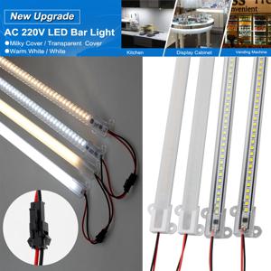 SMD LED 단단한 조명 스트립, 형광 투광 조명 튜브 바, 산업 쇼케이스 디스플레이 램프, 고휘도 30cm, 40cm, AC 220V