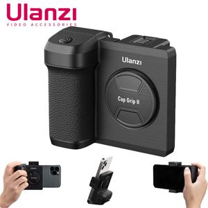 Ulanzi-CapGrip II 스마트 폰 핸드 헬드 셀카 부스터 핸드 그립, 블루투스 원격 제어 전화 셔터, 아이폰 안드로이드 전화용