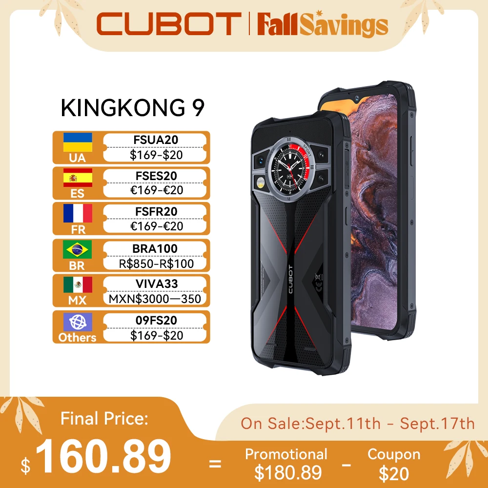 Cubot King Kong 9, Helio G99, Octa-Core, 120Hz 6.583