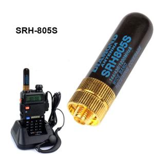 고이득 듀얼 밴드 안테나, UHF + VHF SRH805S SMA 암 안테나, TK3107 2107, Baofeng UV-5R 888S UV-82 워키토키 라디오용