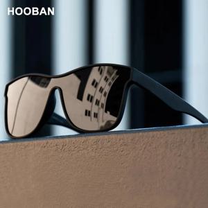 남녀공용 사각 편광 선글라스, 세련된 원피스 렌즈, 운전 휴가 쉐이드, UV400, 패션, 신제품
