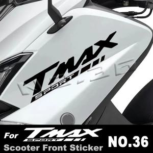야마하 TMAX 오토바이 스쿠터 스티커, 전면 페어링 스트라이프 데칼, 방수 액세서리, 500 530 560 Tmax560