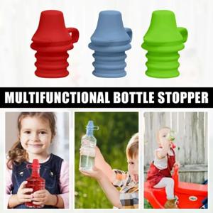 휴대용 어린이 물병 컵 어댑터, 누출 방지 병 뚜껑, 아기 음료용 튜브 음주 빨대, 누출 방지