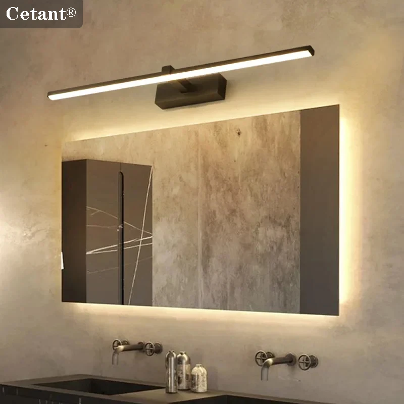 모던 LED 벽 램프 거울 장식 조명, 긴 스트립 조명, 욕실, 화장실, 주방, 실내 LED 조명, 광택, 40 cm, 60cm