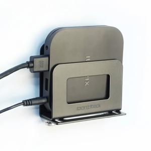 Monzlteck 조정 가능한 소형 장치 벽 마운트 거치대, 애플 TV 3, 4, 4k, 라우터, 모뎀, TV 박스 및 기타 미디어 플레이어용