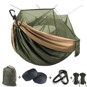 야외 캠핑 텐트용 초경량 모기장 낙하산 해먹, 모기 물림 방지, 수면 사용, 무료 배송