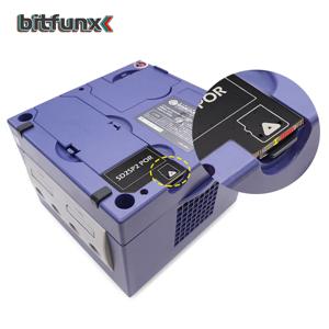 Bitfunx SD2SP2 프로 SD 카드 어댑터 로드 SDL 마이크로 SD 카드 TF 카드 리더, 닌텐도 게임큐브 NGC NTSC 직렬 포트 2