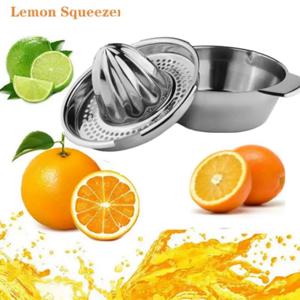 휴대용 레몬 오렌지 수동 과일 착즙기, 스테인리스 스틸 주방 액세서리 도구, 밀감 생 주스 메이커